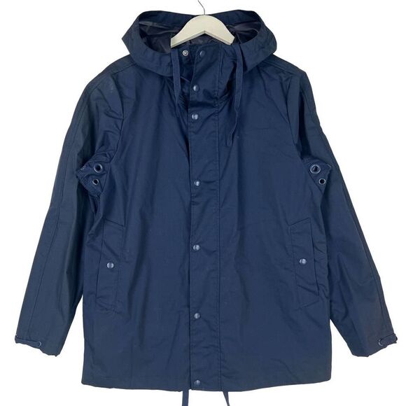 New Sempach Men US L Blue Jacket Hooded Coat Breathable Adjustable Windbreaker - Picture 1 of 16